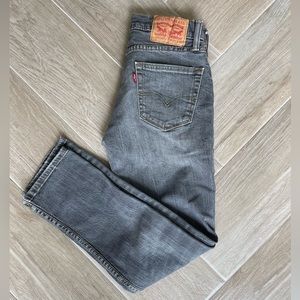 Levi's Men's Slim Straight Jeans - Faded Gray Wash